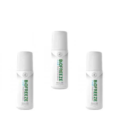 Biofreeze Professional 3oz-Roll-On-3-Pack