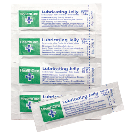 Lubricating Jelly - HealthCare Plus - 3.5 g Single Dose (145/Box)