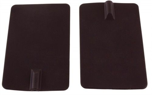 Carbon Rubber Electrodes, 2.75 in. x 4.3 in. Rectangle, 4/pk