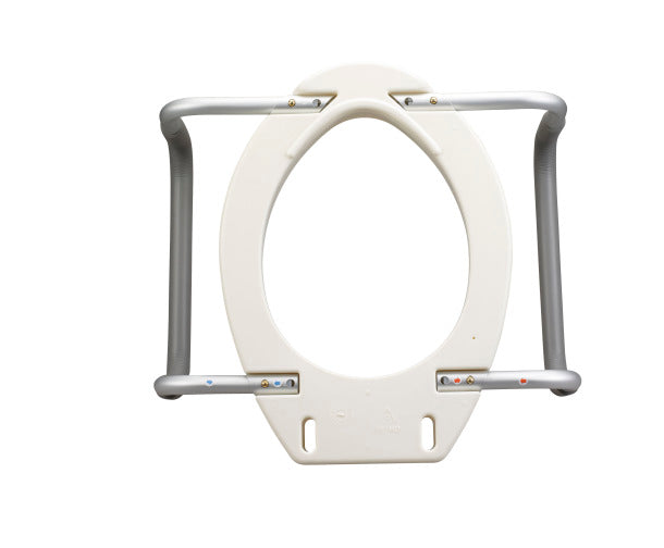 Premium Raised Standard Toilet Seat with Removable Arms