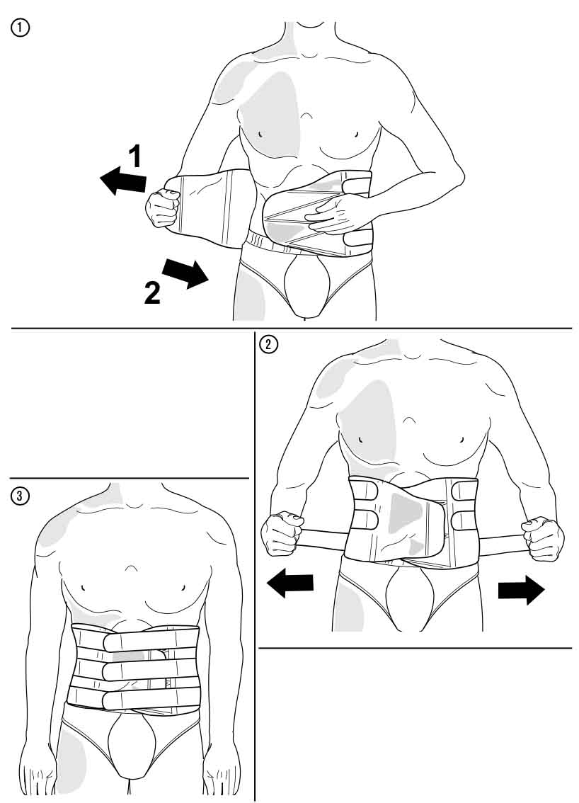M-Brace Castor Lumbar Sacral Brace (w/o Panels) - #572 - SpaSupply