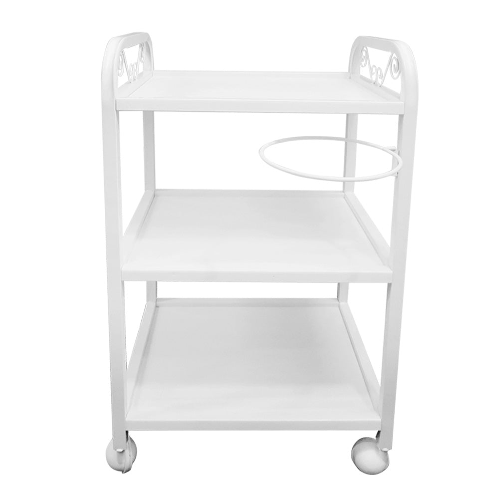 Salon Beauty Three Shelves Trolley Cart with Bowl Holder - SpaSupply