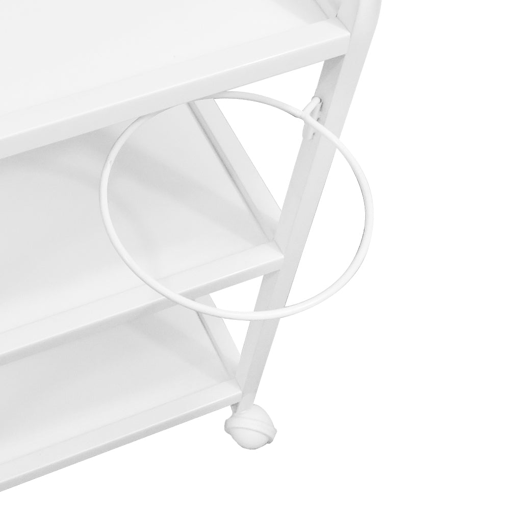 Salon Beauty Three Shelves Trolley Cart with Bowl Holder - SpaSupply