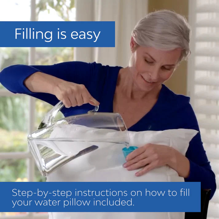 Chiroflow Waterbase Pillow with Memory Foam