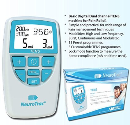 NeuroTrac Tens, 2 Channels, 2 Leads