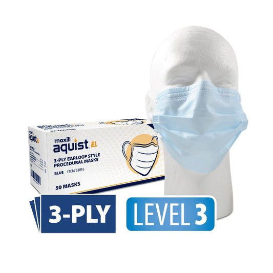 Earloop Mask maxill Aquist EL Level 3 Procedural Mask