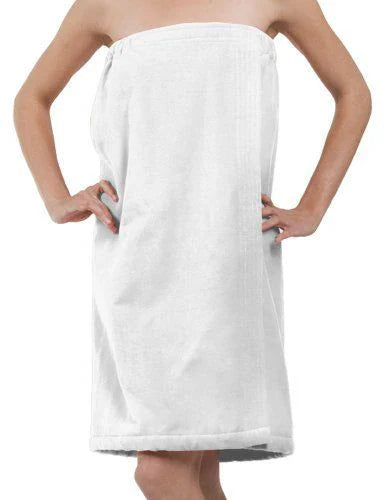 100% Cotton Ladies SpaWrap White 36''(bigger size no return on this item)
