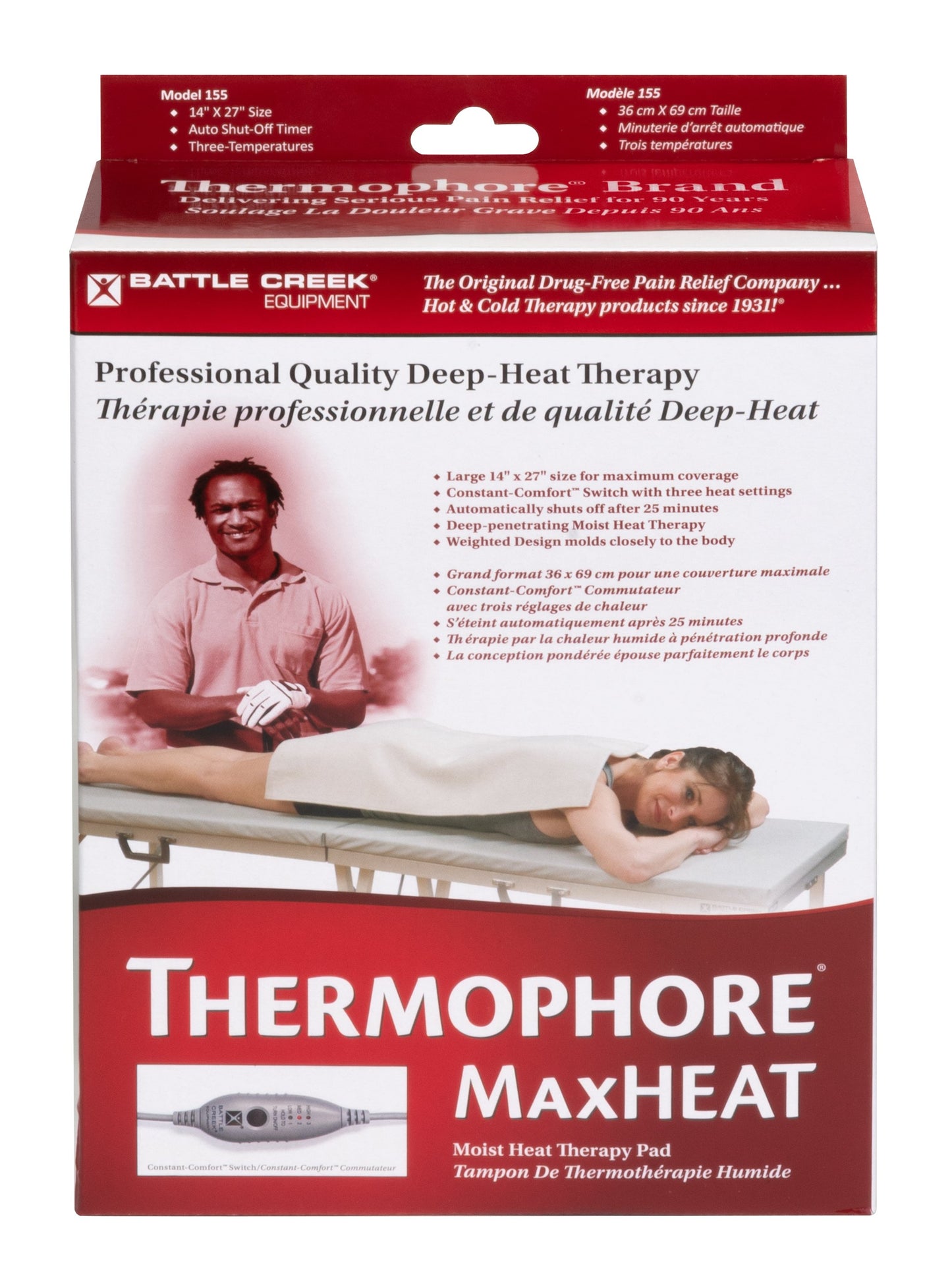 Thermophore MaxHeat Moist Heat Pack Standard 14"x27"