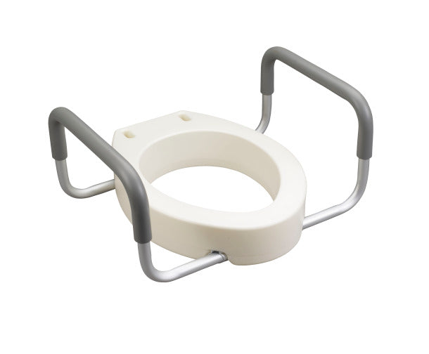 Premium Raised Standard Toilet Seat with Removable Arms