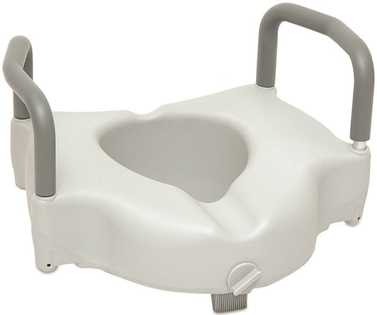 Probasics Raised Toilet Seat with Lock and Arms
