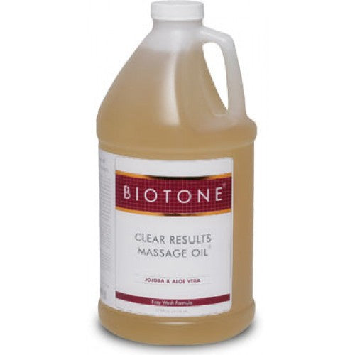 Biotone Clear Results Massage Oil 1 Gallon - SpaSupply