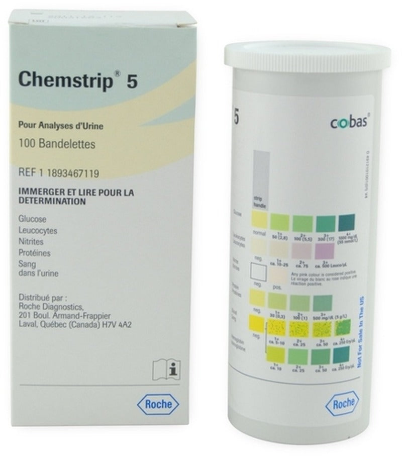 Chemstrip 5 Urine Test (100/bottle)