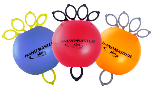 Handmaster Plus Hand Exerciser Kit (Purple, Red, Orange) - SpaSupply
