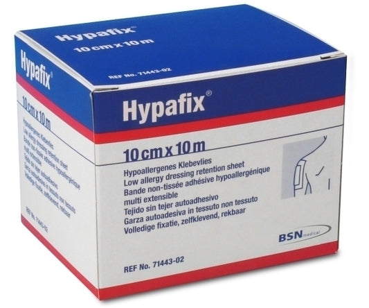 Hypafix Adhesive Dressing Retention Sheets 10cm x 10m