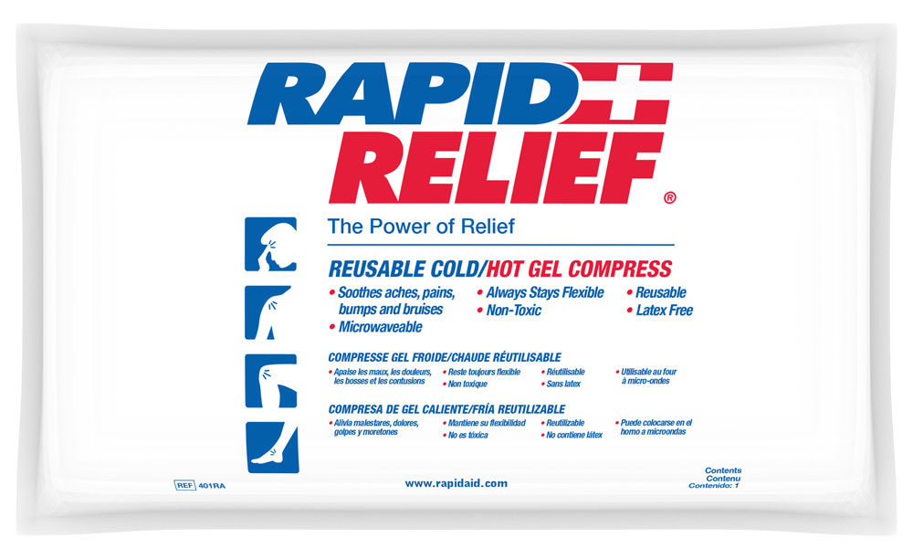 Rapid Relief Hot/Cold Pack 6" x 10"