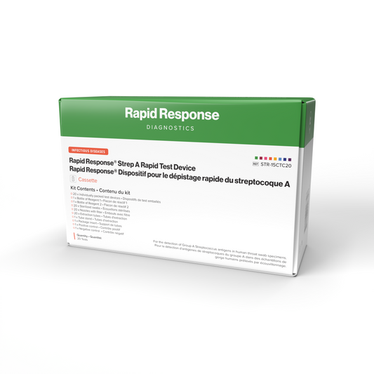 Rapid Response Strep A Cassette Testing Kit