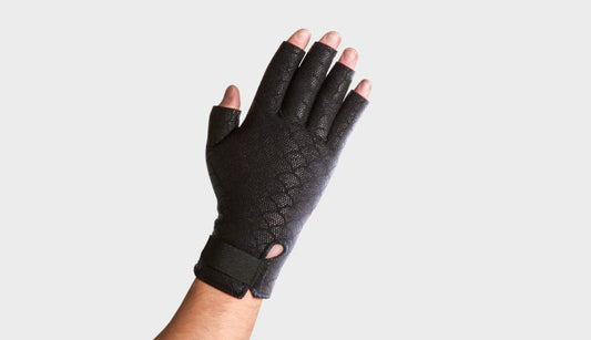 Thermoskin Fingerless Arthritis Gloves (Black)