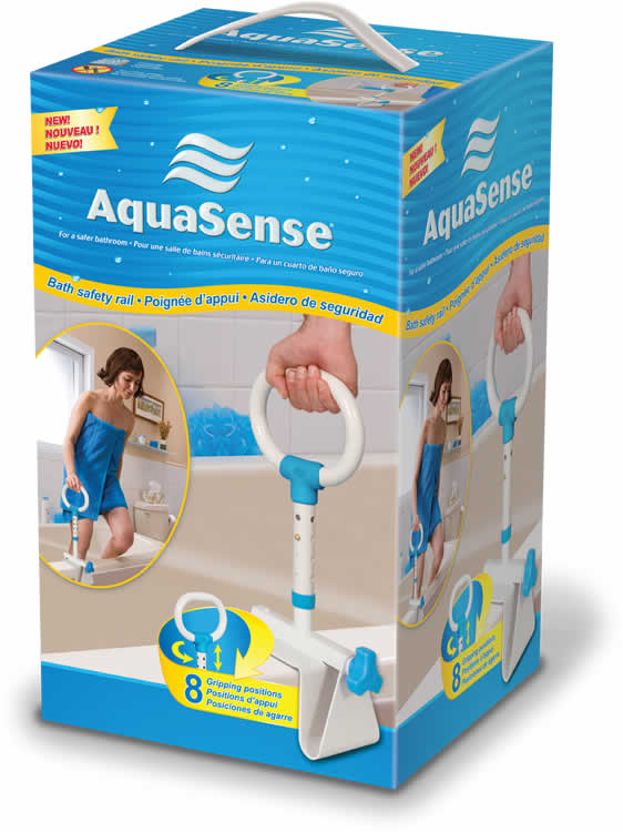 AquaSense Multi-Adjust Bath Safety Rail - SpaSupply
