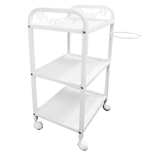 Salon Beauty Three Shelves Trolley Cart with Bowl Holder - SpaSupply